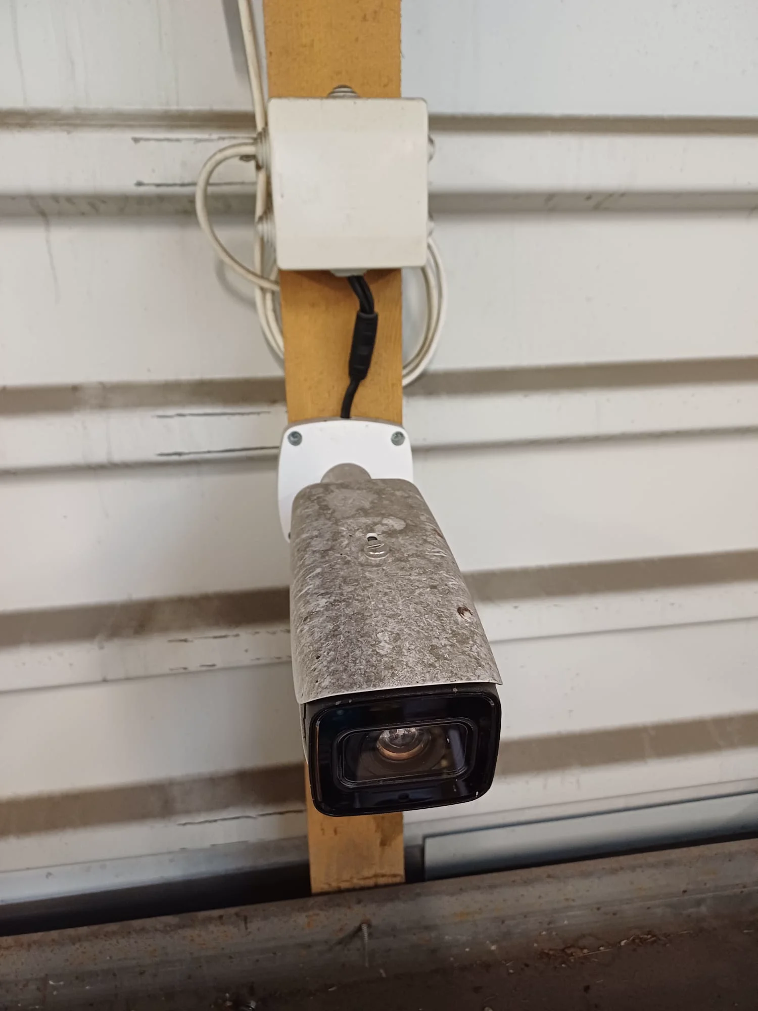 Ancienne caméra de sécurité Lyon - avant remplacement