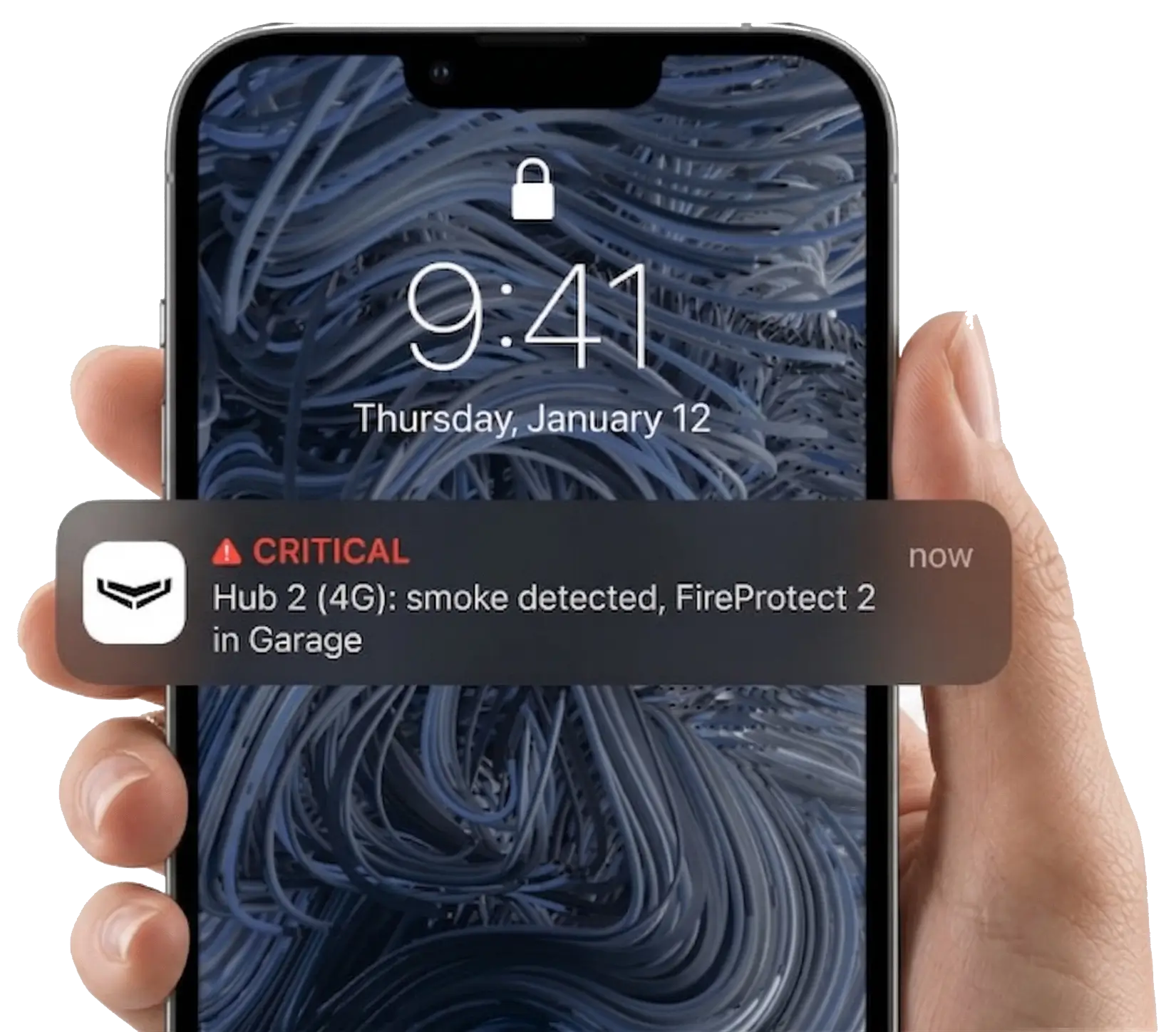 Notification alerte incendie smartphone Lyon - BK PRO TECH