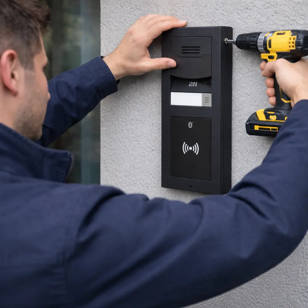 Installation visiophone et interphone sur mesure Lyon - BK PRO TECH